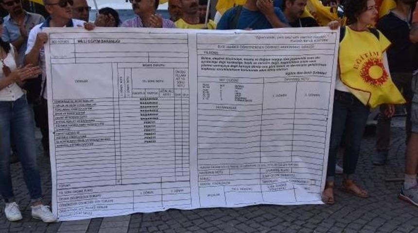 Eğitimcilerden Bakanlığa Karne