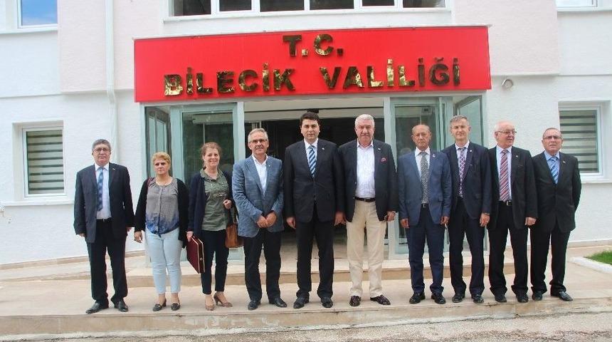 Dp Genel Başkanı G&uuml;ltekin Uysal Bilecik&rsquo;te