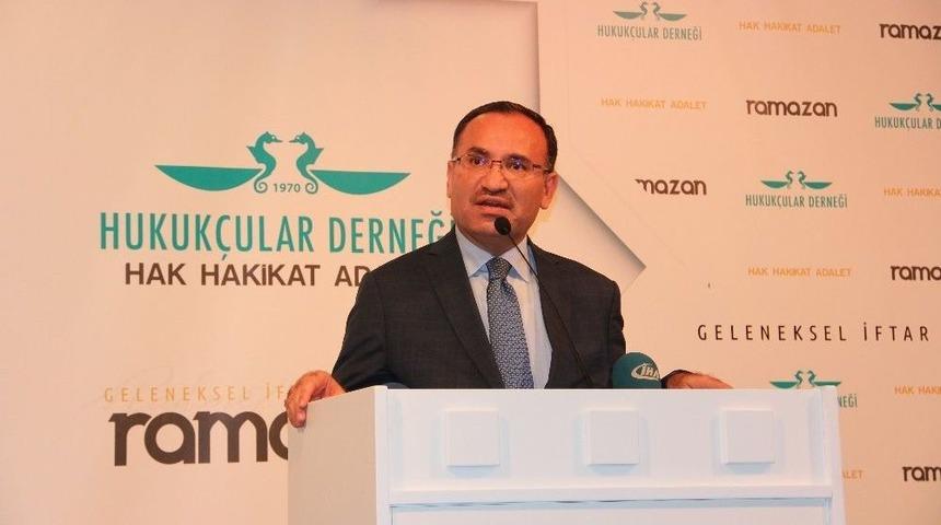 Adalet Bakanı Bozdağ: "fet&ouml;&rsquo;den Tutuklu 50 Bin 402 Kişi Var"