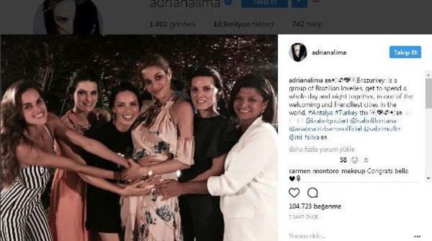 Top Modellerin Antalya Hayranlığı