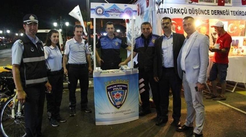 Kiraz Festivali&rsquo;nde Emniyet M&uuml;d&uuml;rl&uuml;ğ&uuml; Standı İlgi G&ouml;rd&uuml;