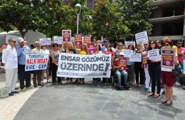 Manisa'da Ensar Protestosu