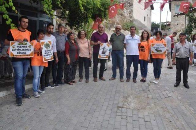 Yırca'da Üreticilerin 'zeytinime Dokunma' Protestosu