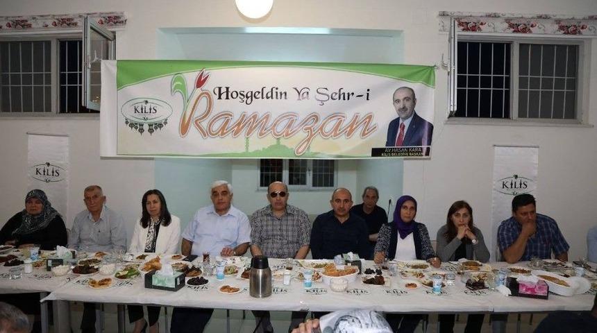 Kilis&rsquo;te Şehit Yakınları Ve Gaziler İftarda Buluştu