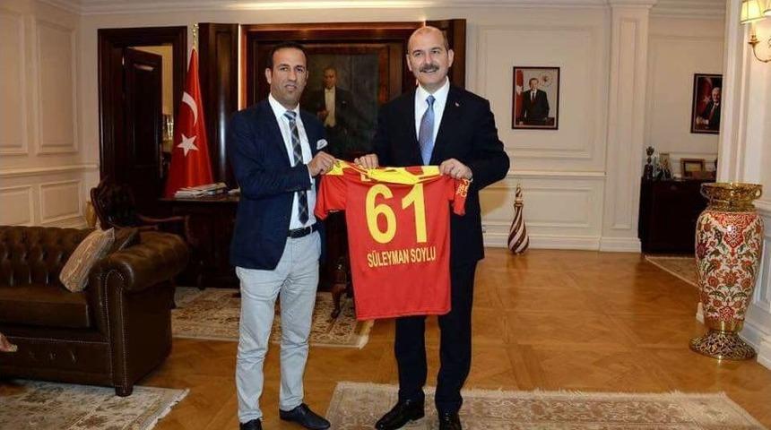 Gevrek&rsquo;ten Bakan Soylu&rsquo;ya Evkur Yeni Malatyaspor Forması
