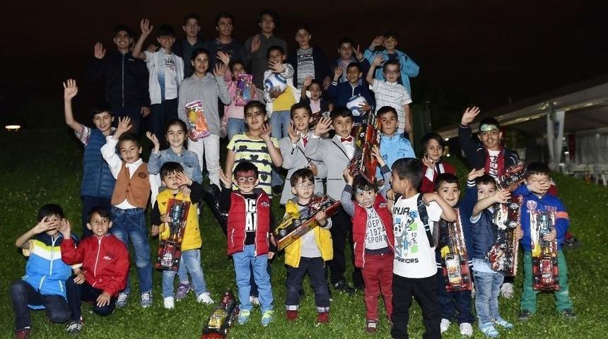 G&ouml;k&ccedil;ek Koruma Altındaki &Ccedil;ocuklarla İftarda Bir Araya Geldi