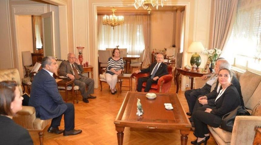 Kılı&ccedil;daroğlu&rsquo;ndan H&uuml;samettin Cindoruk&rsquo;a Nezaket Ziyareti