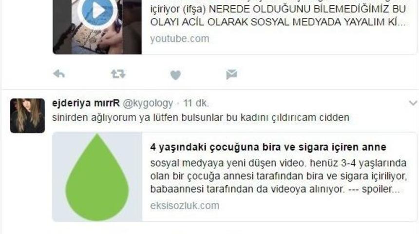 &Ccedil;ocuğuna Sigara Ve Bira İ&ccedil;iren Anneye B&uuml;y&uuml;k Tepki Yağıyor