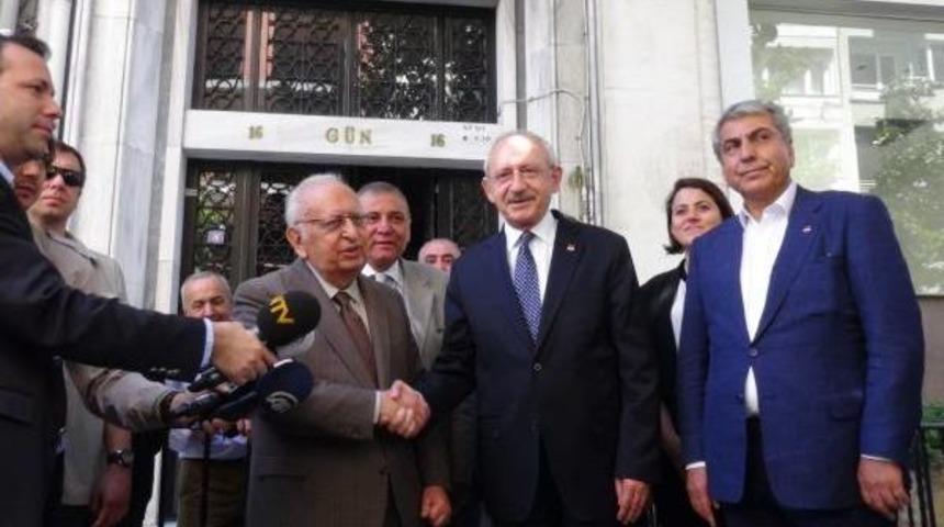 Chp Lideri Kılı&ccedil;daroğlu'ndan H&uuml;samettin Cindoruk'a Ziyaret (2)