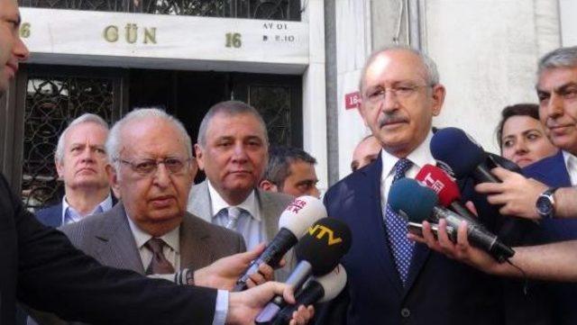 Chp Lideri Kılıçdaroğlu'ndan Hüsamettin Cindoruk'a Ziyaret (2)