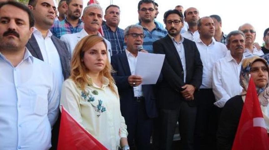 Batman'da 'ter&ouml;re Karşı Ortak Vicdan Ve Katar'ı Sahiplenme' Eylemi