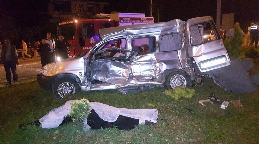 Samsun&rsquo;da Trafik Kazası: 5 &Ouml;l&uuml;, 3 Yaralı