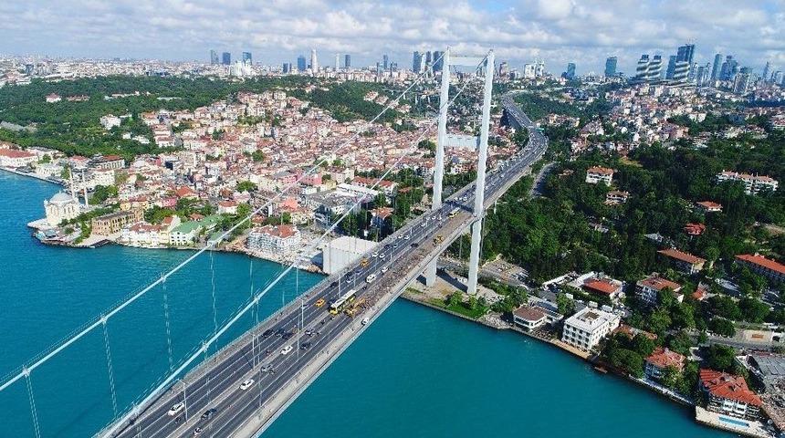 15 Temmuz Şehitler K&ouml;pr&uuml;s&uuml;&rsquo;nde &Ccedil;alışmalar Havadan G&ouml;r&uuml;nt&uuml;lendi