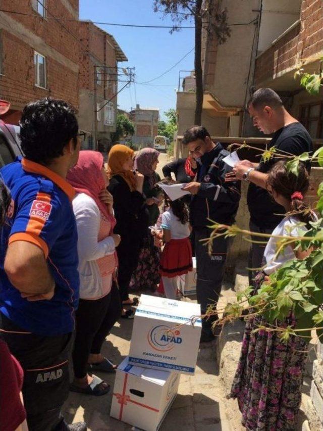 Suriyeli Ailelere Ramazan Yardımı