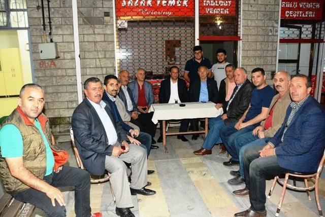 Başkan Toltar Sahurda Vatandaşlarla Buluştu