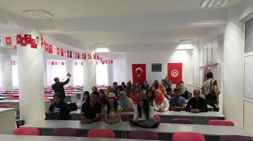 Tunus &Uuml;niversitesinde Tika&rsquo;nın Yenilediği K&uuml;t&uuml;phane Hizmete A&ccedil;ıldı