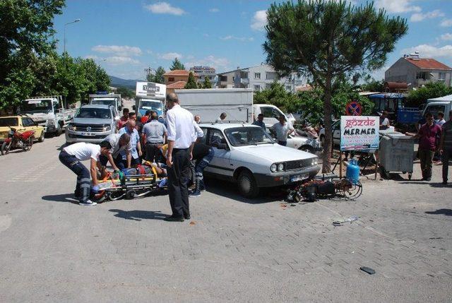 Bayramiç’te Trafik Kazası: 1 Yaralı