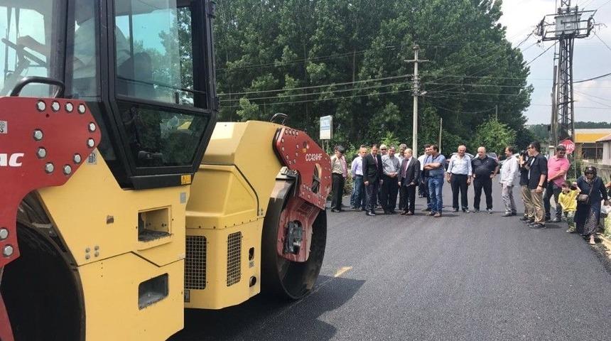 D&uuml;zce&rsquo;de K&ouml;y Yolları Asfaltlanıyor