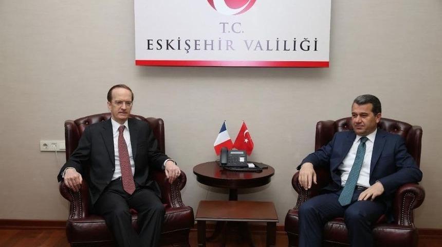 Fransa&rsquo;nın Ankara B&uuml;y&uuml;kel&ccedil;isi Fries, Vali &Ccedil;elik&rsquo;i Ziyaret Etti
