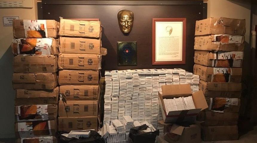 Mardin&rsquo;de 83 Bin 750 Paket Ka&ccedil;ak Sigara Ele Ge&ccedil;irildi