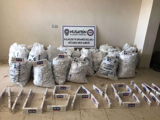 Mardin’de 83 Bin 750 Paket Kaçak Sigara Ele Geçirildi