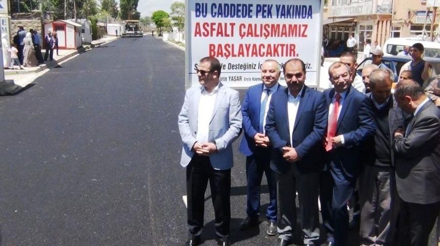 Erciş&rsquo;te Sıcak Asfalt &Ccedil;alışması