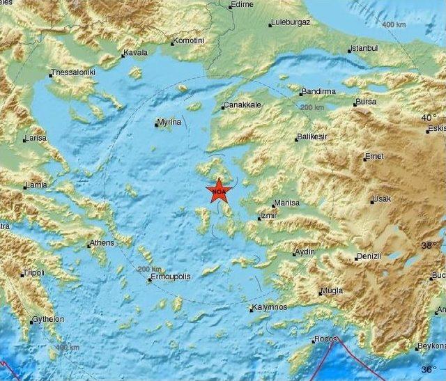 Ege Denizi&rsquo;nde Deprem 2