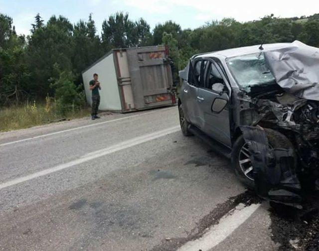 Dursunbey Balıkesir Yolunda Trafik Kazası