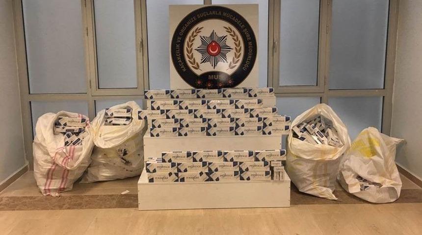 Muş&rsquo;ta Ka&ccedil;ak Sigara Ve Yabancı Uyruklu Şahıs Operasyonu