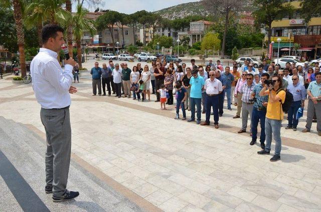 Milas&rsquo;ta Şehit &Ouml;ğretmen Ayb&uuml;ke Anısına T&ouml;ren D&uuml;zenlendi 2