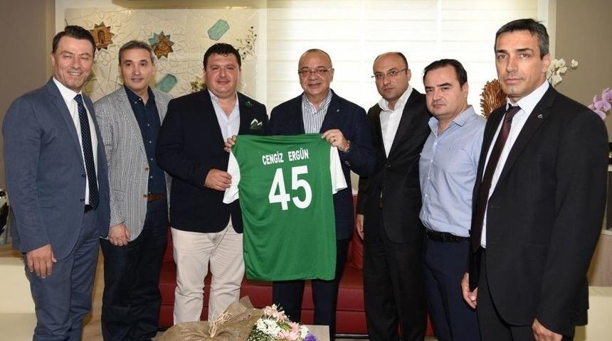 Yeni Y&ouml;netimden Başkan Erg&uuml;n&rsquo;e Ziyaret