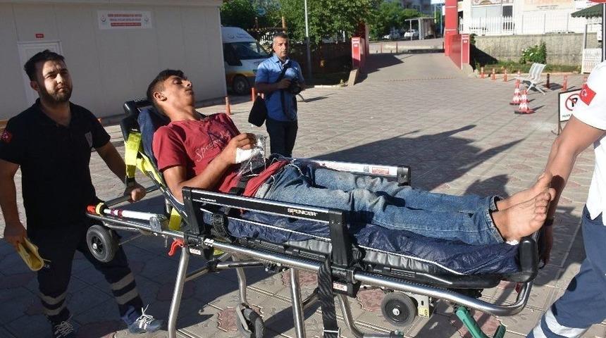 Elektrik Akımına Kapılan &Ccedil;oban Yaralandı