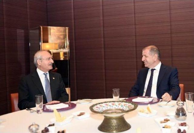 Kılıçdaroğlu, Ümit Özdağ Ile Iftarda Bir Araya Geldi