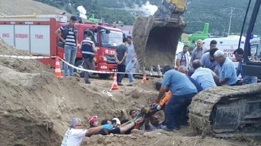 Toprak Altında Kalan Iş&ccedil;inin Mucize Kurtuluşu