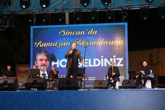 Sincan Ramazan Akşamları’nda Ahmet Özhan Rüzgarı