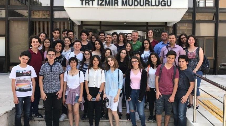 K&ouml;yceğiz Fen Lisesi &Ouml;ğrencileri Trt&rsquo;yi Ziyaret Etti
