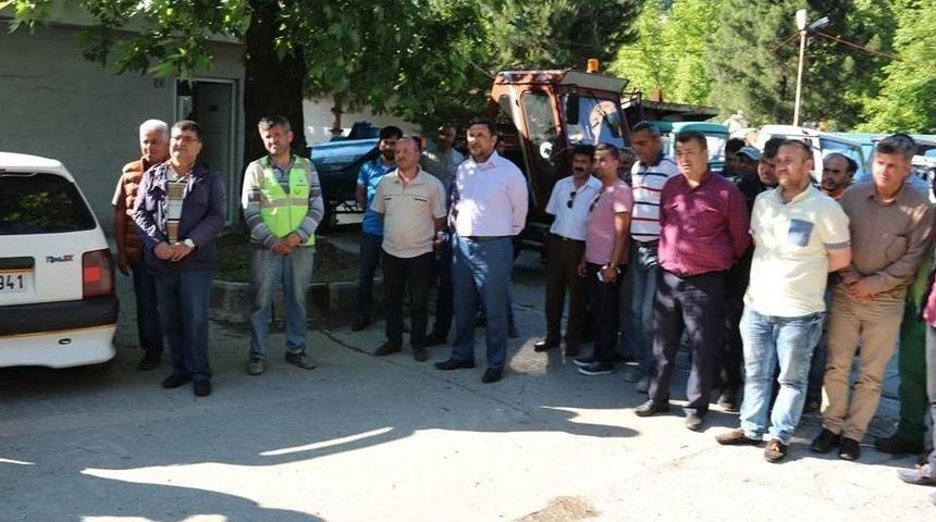 Başkan Yılmaz, İş&ccedil;ilerle Bir Araya Geldi