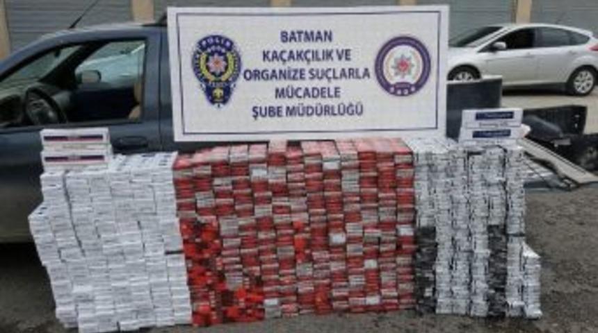 Batman&rsquo;da 19 Bin 650 Paket Ka&ccedil;ak Sigara Ele Ge&ccedil;irildi