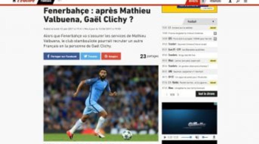 Fenerbah&ccedil;e, Clichy&rsquo;nin Peşinde