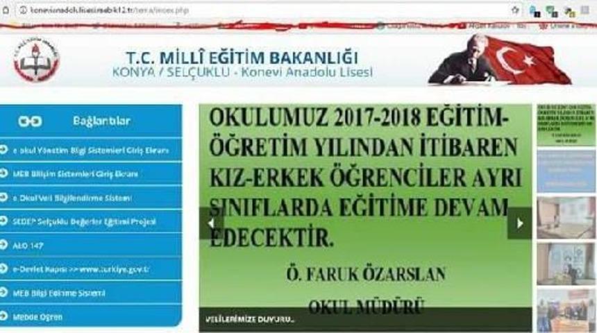 Lise'de Sınıfları Kız Ve Erkek Diye Ayıran M&uuml;d&uuml;re Soruşturma