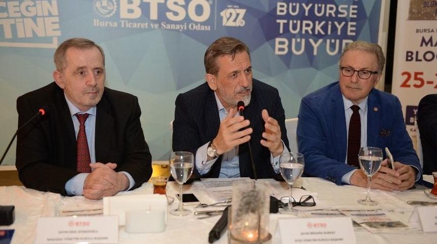 Btso Y&ouml;netim Kurulu Başkanı Burkay: "b&ouml;lgemizin Zenginliklerini G&uuml;n Y&uuml;z&uuml;ne &Ccedil;ıkarmalıyız"
