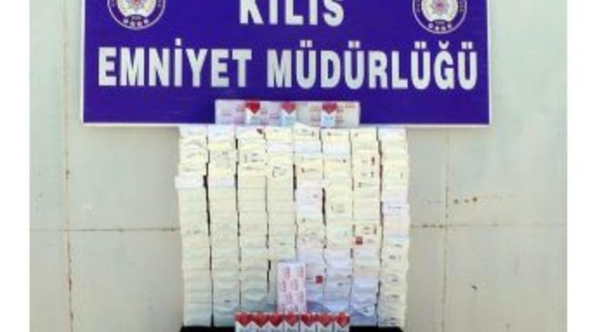 Kilis&rsquo;te Bin 400 Paket Ka&ccedil;ak Sigara Yakalandı