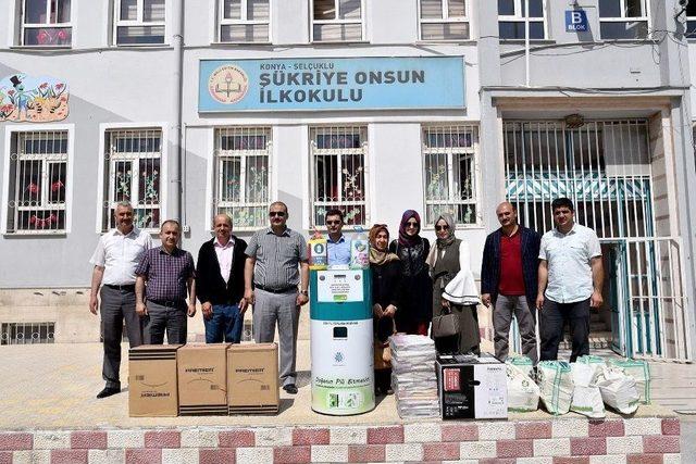 Konya’da Okullarda 11 Ton Atık Pil Toplandı