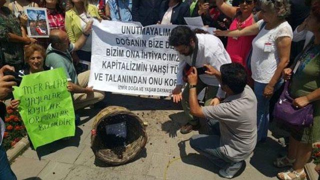 Tbmm'de Zeytinli Protesto