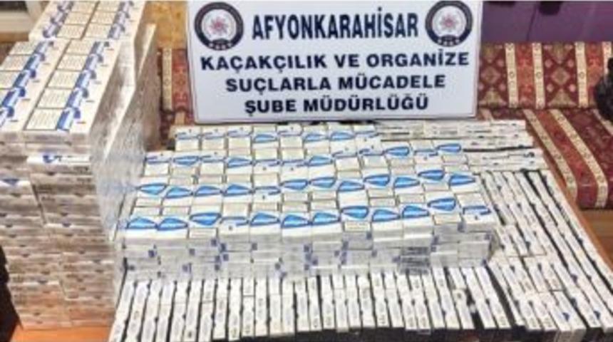 Polis 906 Paket G&uuml;mr&uuml;k Ka&ccedil;ağı Sigara Ele Ge&ccedil;irdi