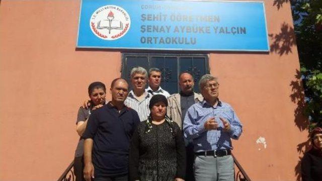 Şehit Ayb&uuml;ke &Ouml;ğretmenin Adı Memleketinde Bir Okula Verildi 2