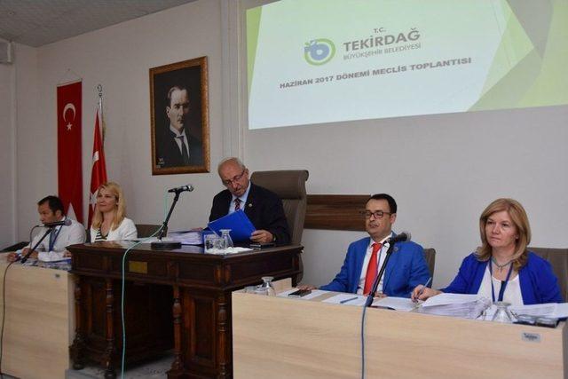 Tekirdağ Büyükşehir Belediyesi Olağan Meclis Toplantısı