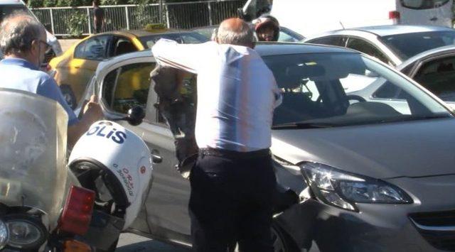 Motorize Polis Ekipleri Kaza Yaptı: 2 Yaralı 2