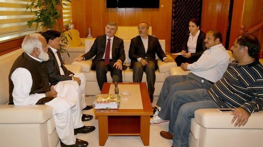 Pakistan Heyetinden Başkan Aky&uuml;rek&rsquo;e Ziyaret