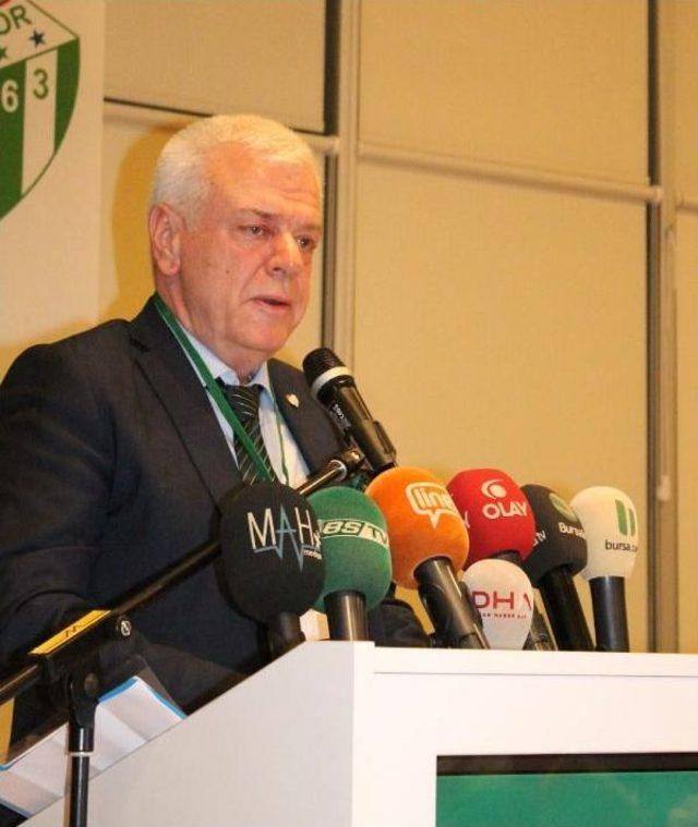 Bursaspor Başkanı Ali Ay: Görevimin Başındayım, Bırakmıyorum